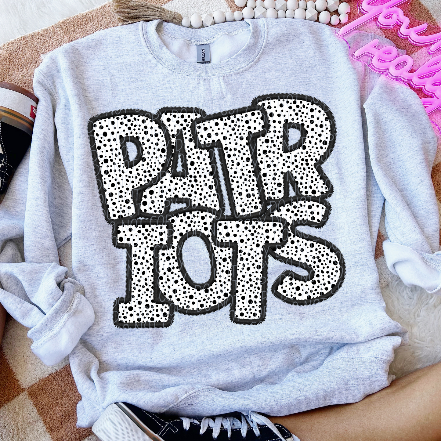 Patriots - Polka Dot Mascot