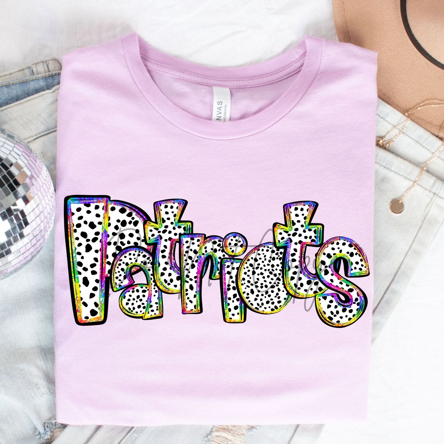 Patriots- Tie Dye Dots