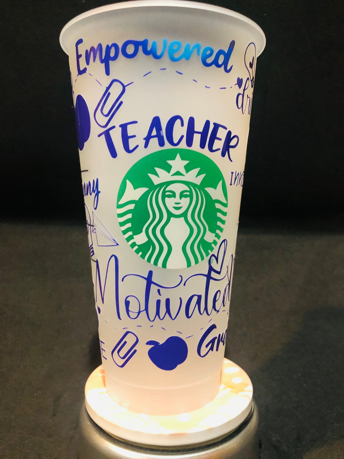 Teacher Gratitude Color Changing Cold Cup