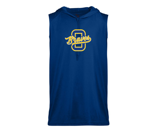 High School Sleeveless Hooded T-shirt