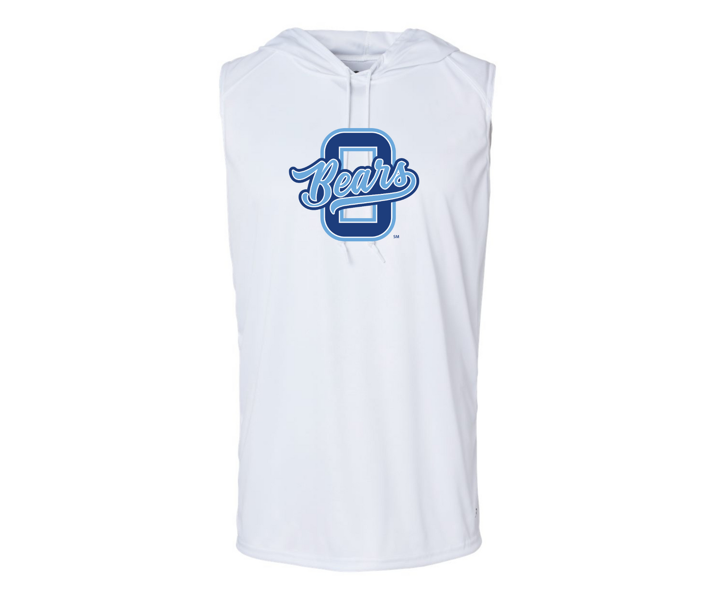 High School Sleeveless Hooded T-shirt