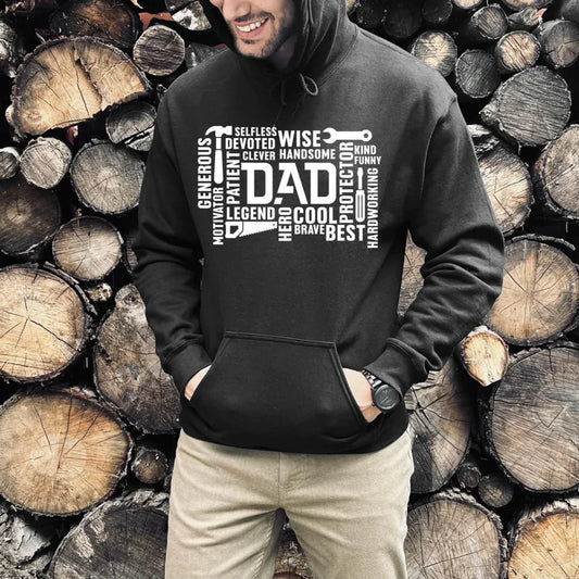 Dad word cluster tee