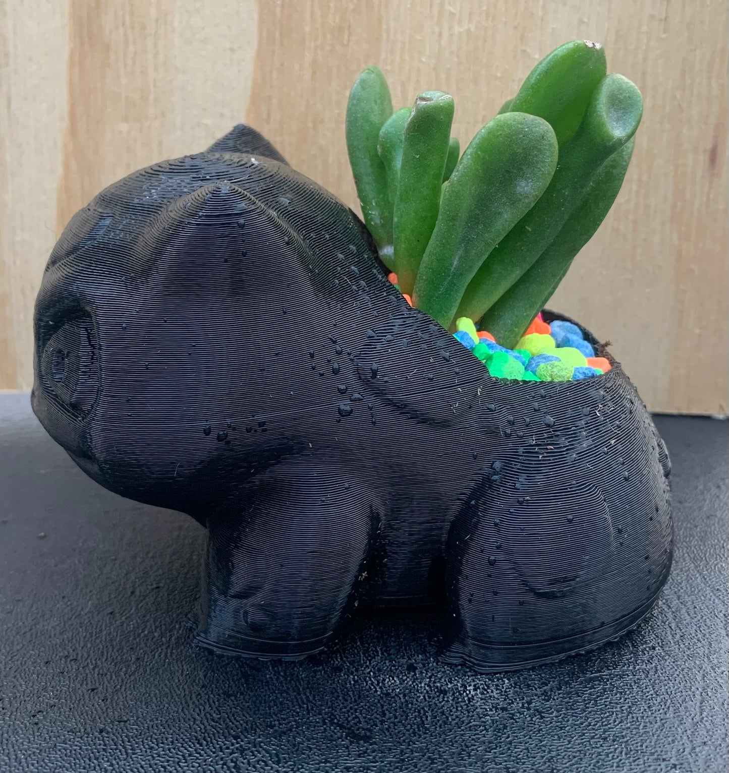 3D Printed Bulbasaur with Succulent Arrangement (Local Pickup Only)